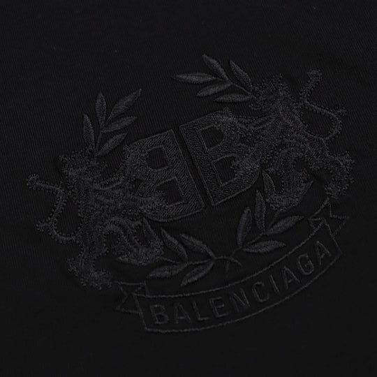 BALENCIAGA Short sleeve T-shirt 641655 cotton black mens XS Used Authentic