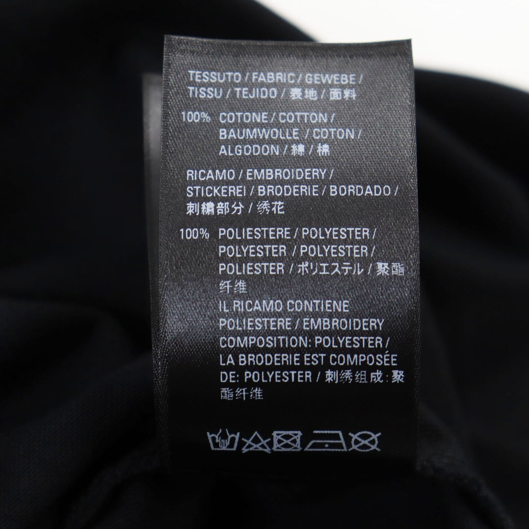 BALENCIAGA Short sleeve T-shirt 641655 cotton black mens XS Used Authentic