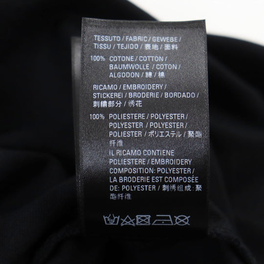 BALENCIAGA Short sleeve T-shirt 641655 cotton black mens XS Used Authentic