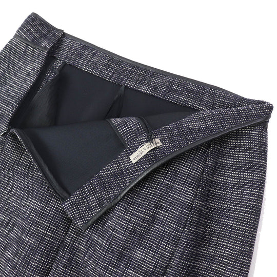 BOTTEGAVENETA Tight Skirt Outer: 72% cotton, Outer: 15% wool, Outer: 12% nylon, Outer: 1% polyurethane, Lining: 95% cotton Navy black Women 44 Used Authentic