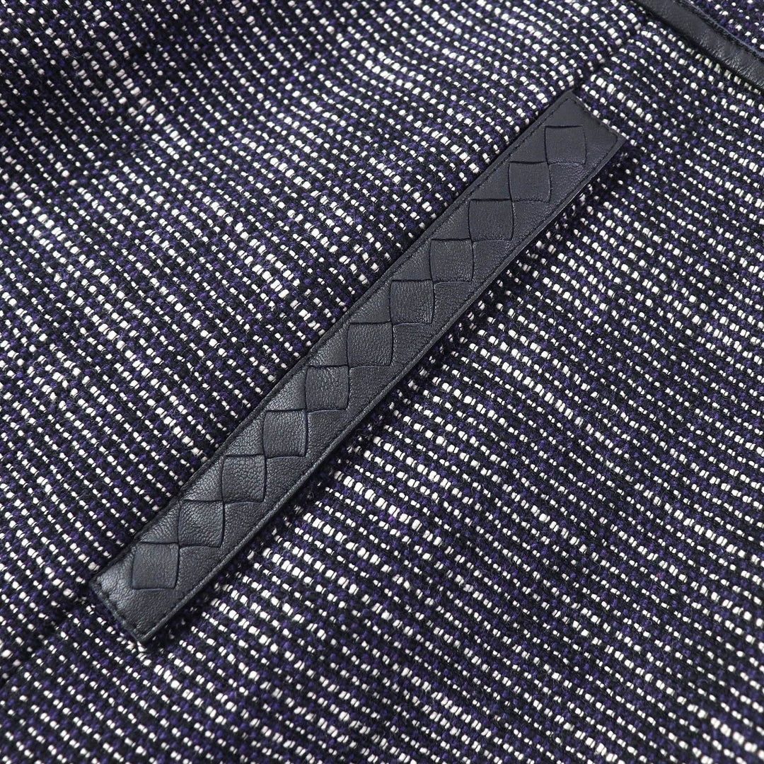 BOTTEGAVENETA Tight Skirt Outer: 72% cotton, Outer: 15% wool, Outer: 12% nylon, Outer: 1% polyurethane, Lining: 95% cotton Navy black Women 44 Used Authentic