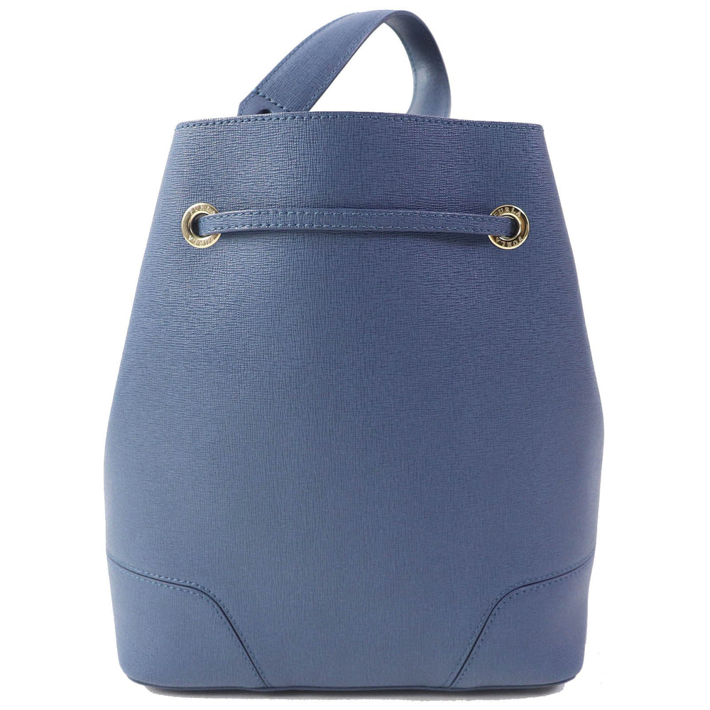 Furla Shoulder Bag Main: Leather blue Stacy Women Used Authentic
