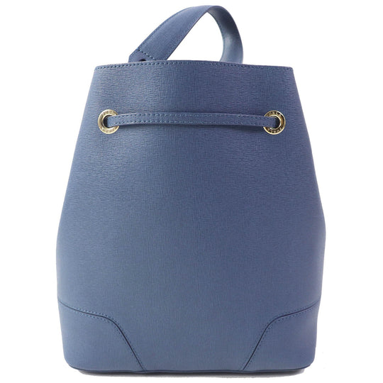 Furla Shoulder Bag Main: Leather blue Stacy Women Used Authentic