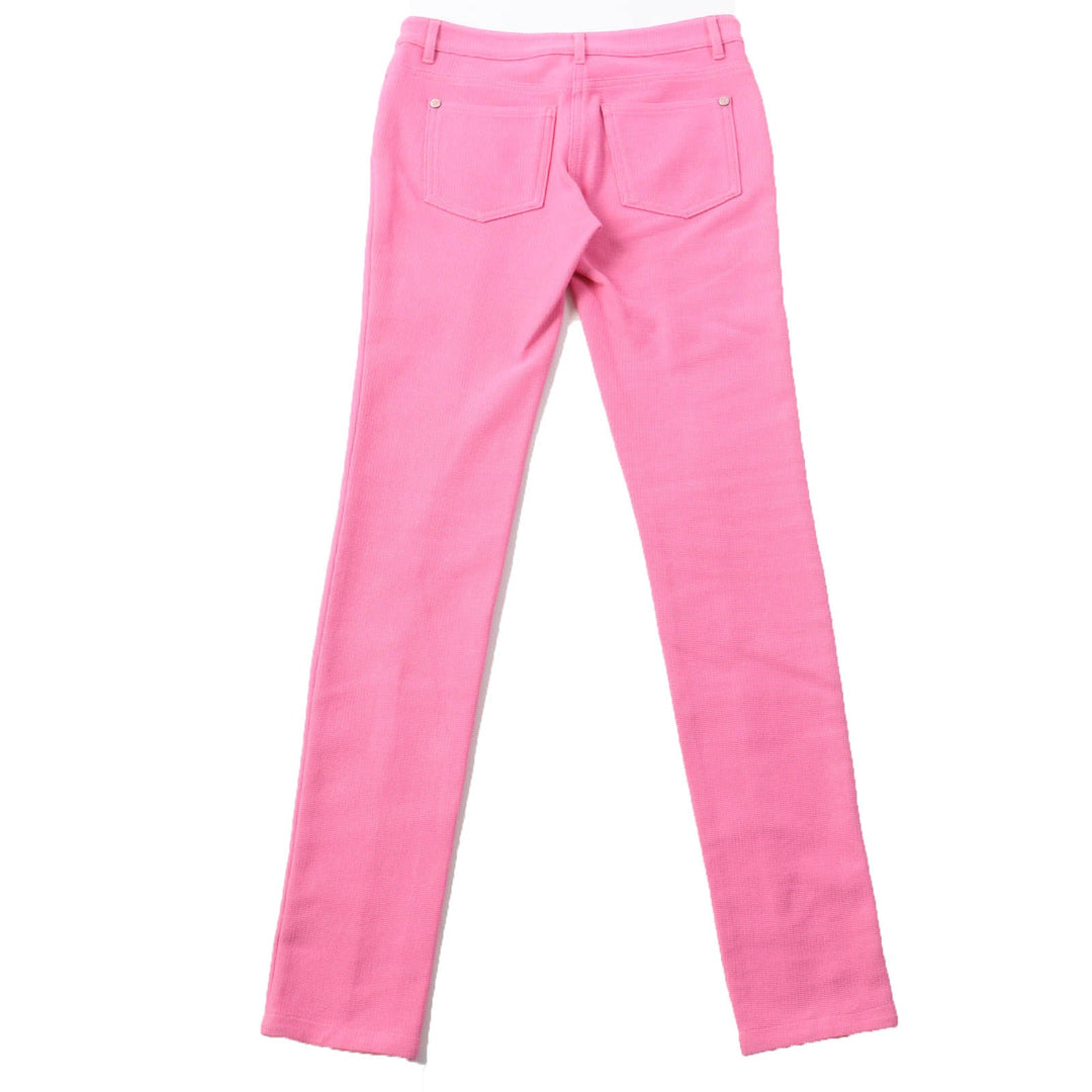 CHANEL skinny pants P45438 Main: 96% cotton, Main: 4% elastane (polyurethane) pink Women 34 Used Authentic