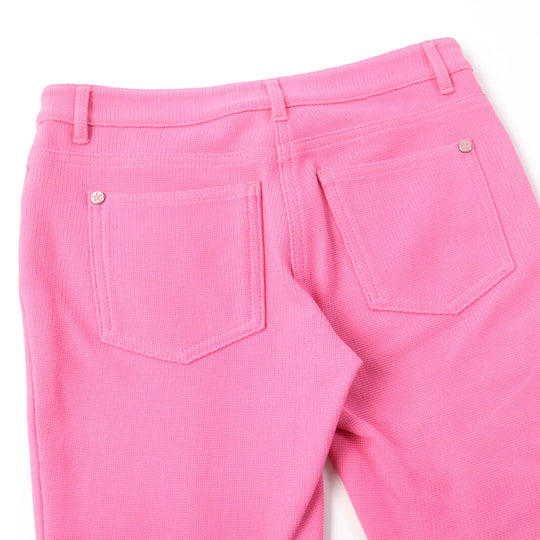 CHANEL skinny pants P45438 Main: 96% cotton, Main: 4% elastane (polyurethane) pink Women 34 Used Authentic