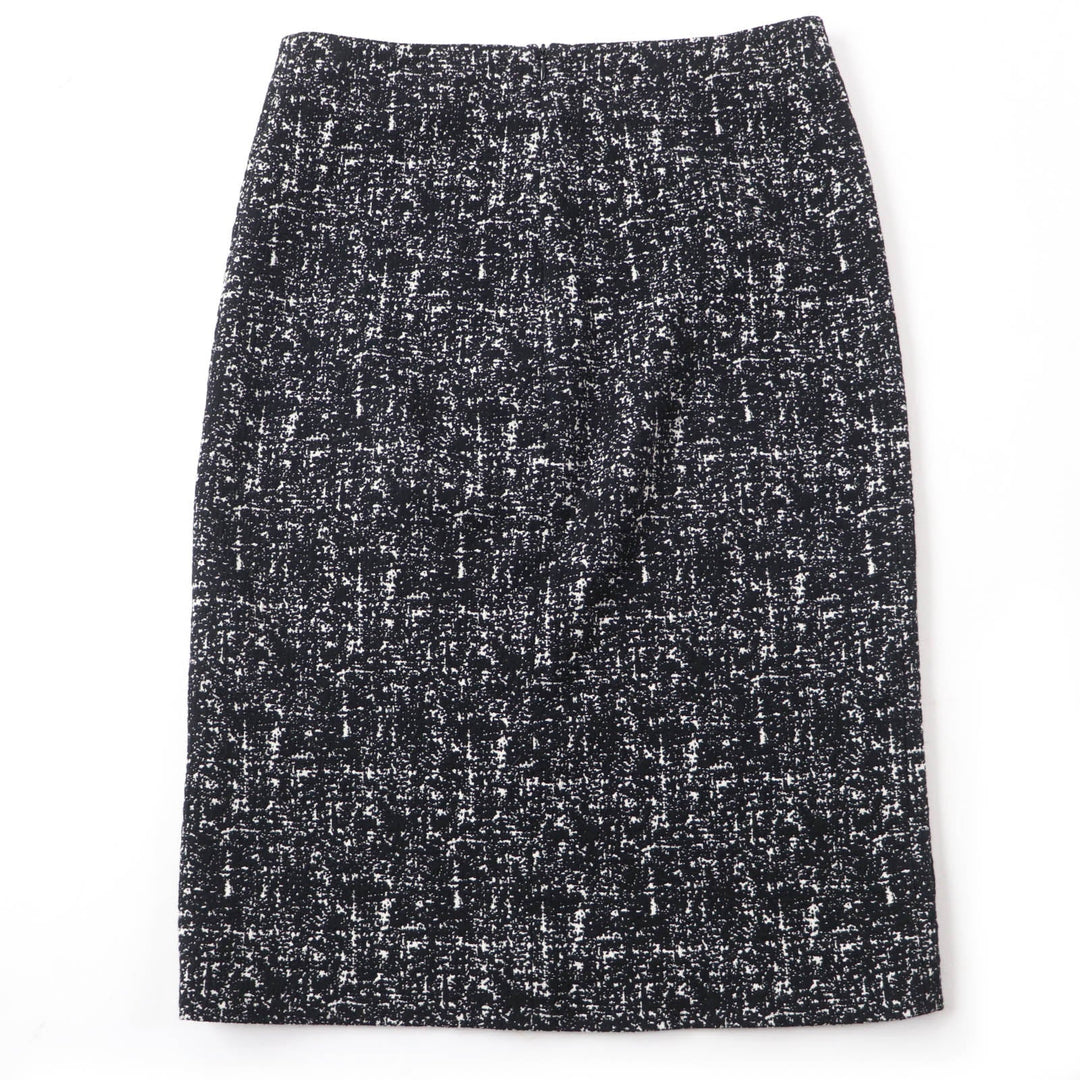 BOTTEGAVENETA Tweed skirt 598255 Main: 49% wool, Main: 48% cotton, Main: 3% polyurethane, Lining: 100% cotton black Women 36 Used Authentic