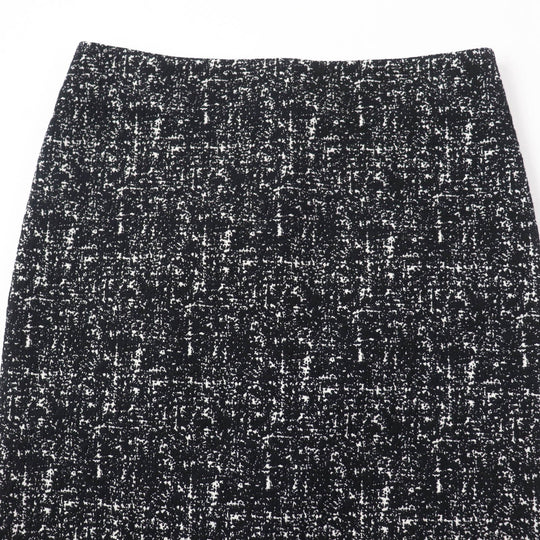 BOTTEGAVENETA Tweed skirt 598255 Main: 49% wool, Main: 48% cotton, Main: 3% polyurethane, Lining: 100% cotton black Women 36 Used Authentic