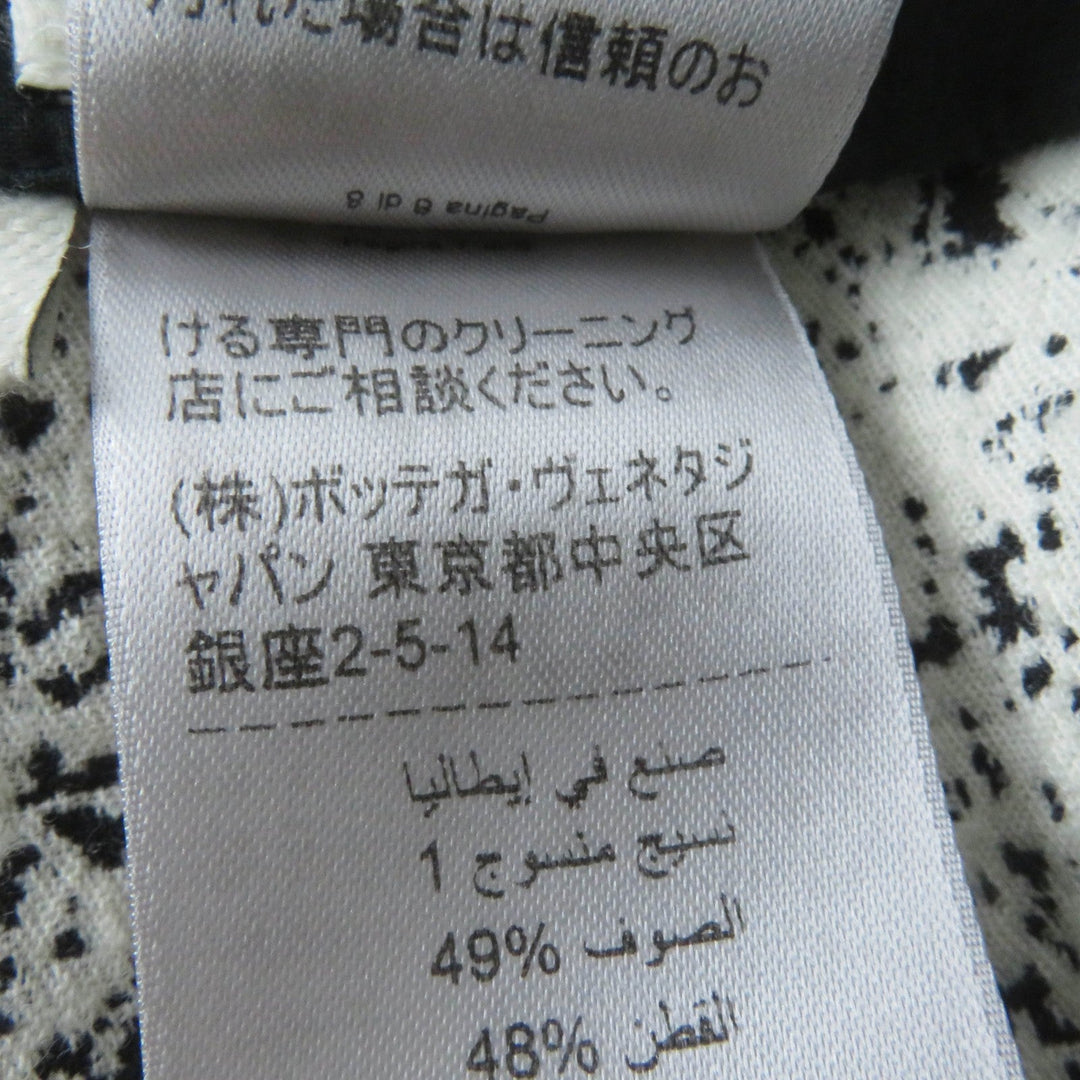 BOTTEGAVENETA Tweed skirt 598255 Main: 49% wool, Main: 48% cotton, Main: 3% polyurethane, Lining: 100% cotton black Women 36 Used Authentic