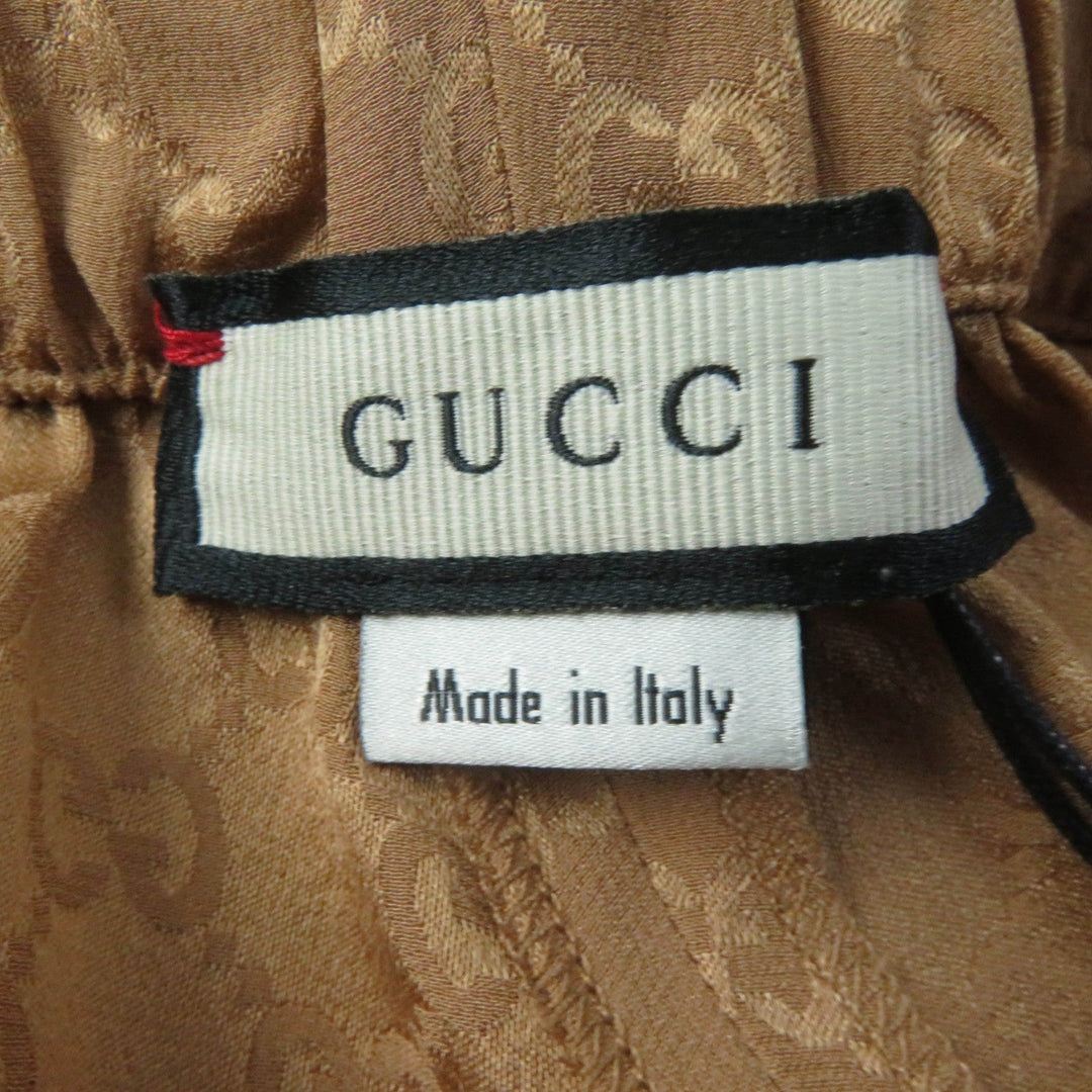 GUCCI Shorts 631681 Main: 100% silk, part: 80% polyester, part: 20% polyester Brown Women XS (160/64Y) Used Authentic