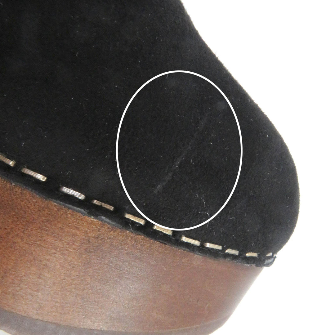 CHANEL Sandals G35368 Main: Suede leather black Women 36C Used Authentic