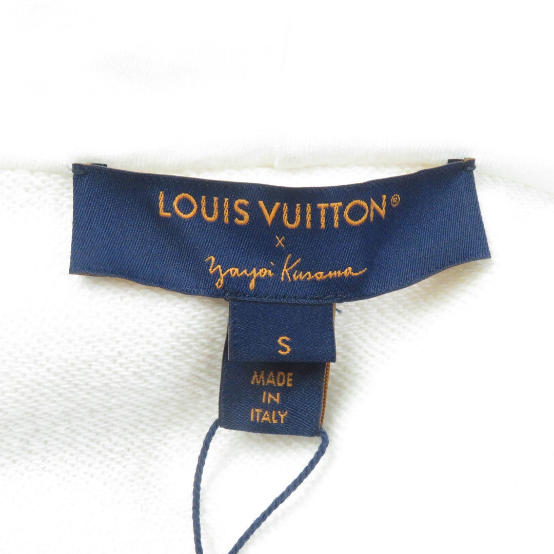 LOUIS VUITTON Hoodie Main: 100% cotton, part: 50% cotton, part: 20% polyester, part: 15% polyurethane, part: 10% nylon, part: 5% inorganic fiber white Women S Used Authentic