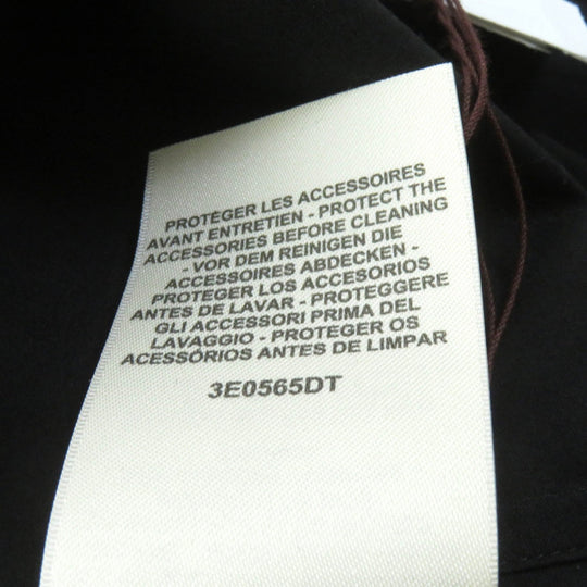 HERMES one piece Main: 100% cotton, embroidery: 100% viscose black Women 36 Used Authentic