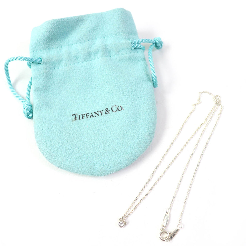 TIFFANY&Co. Necklace Main: AG925, Part: Diamond Silver El Saperetti By the yard Women Used Authentic