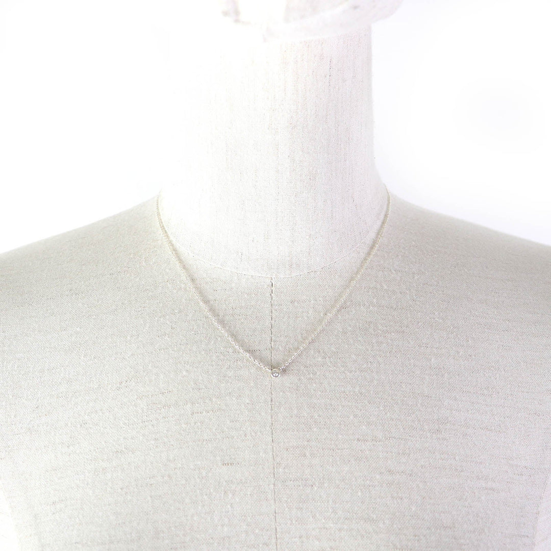 TIFFANY&Co. Necklace Main: AG925, Part: Diamond Silver El Saperetti By the yard Women Used Authentic