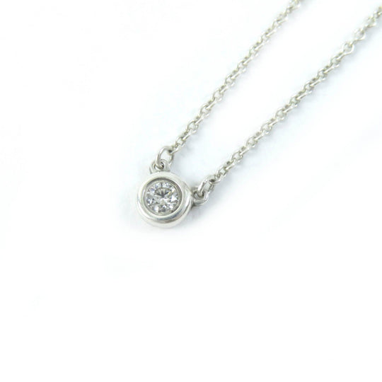 TIFFANY&Co. Necklace Main: SV925, Part: Diamond Silver El Saperetti By the yard Women Used Authentic