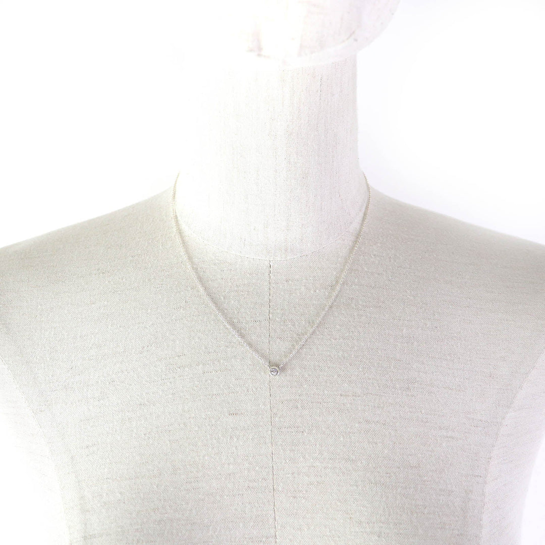 TIFFANY&Co. Necklace Main: SV925, Part: Diamond Silver El Saperetti By the yard Women Used Authentic