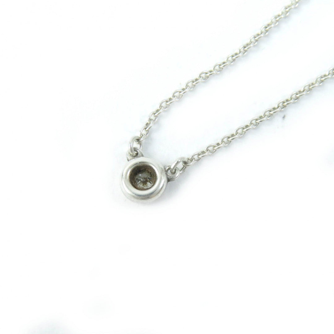 TIFFANY&Co. Necklace Main: SV925, Part: Diamond Silver El Saperetti By the yard Women Used Authentic
