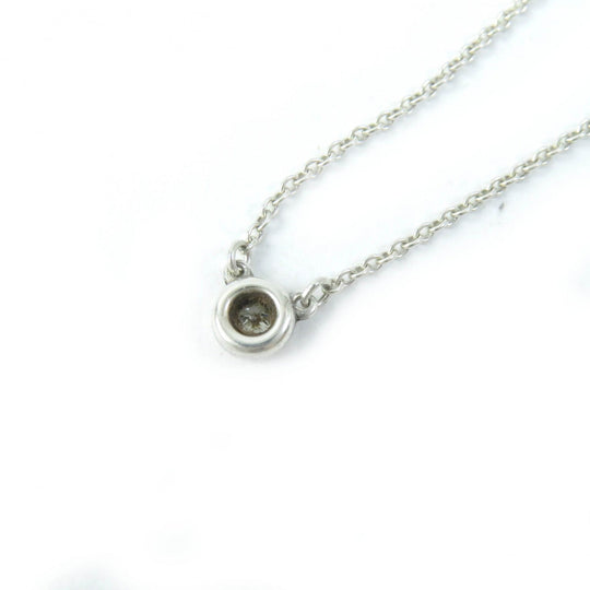 TIFFANY&Co. Necklace Main: SV925, Part: Diamond Silver El Saperetti By the yard Women Used Authentic