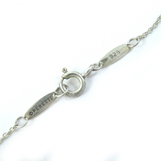 TIFFANY&Co. Necklace Main: SV925, Part: Diamond Silver El Saperetti By the yard Women Used Authentic