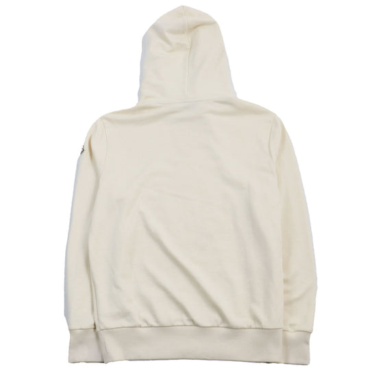 MONCLER Hoodie Main: 100% cotton, Part: 100% cotton, Part: 100% cotton, Part: 100% cotton Ivory mens L Used Authentic