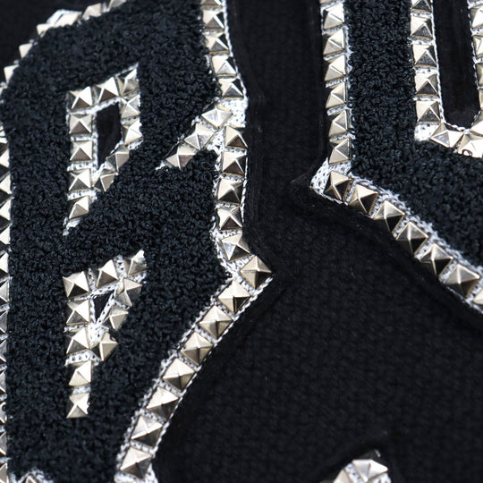 CELINE Stajan 2V09M896C Main: 90% wool, Main: 10% nylon, Main: leather, Part: 100% rayon black BOY DOLL TEDDY JACKET IN TEXTURED WOOL mens 48 Used Authentic