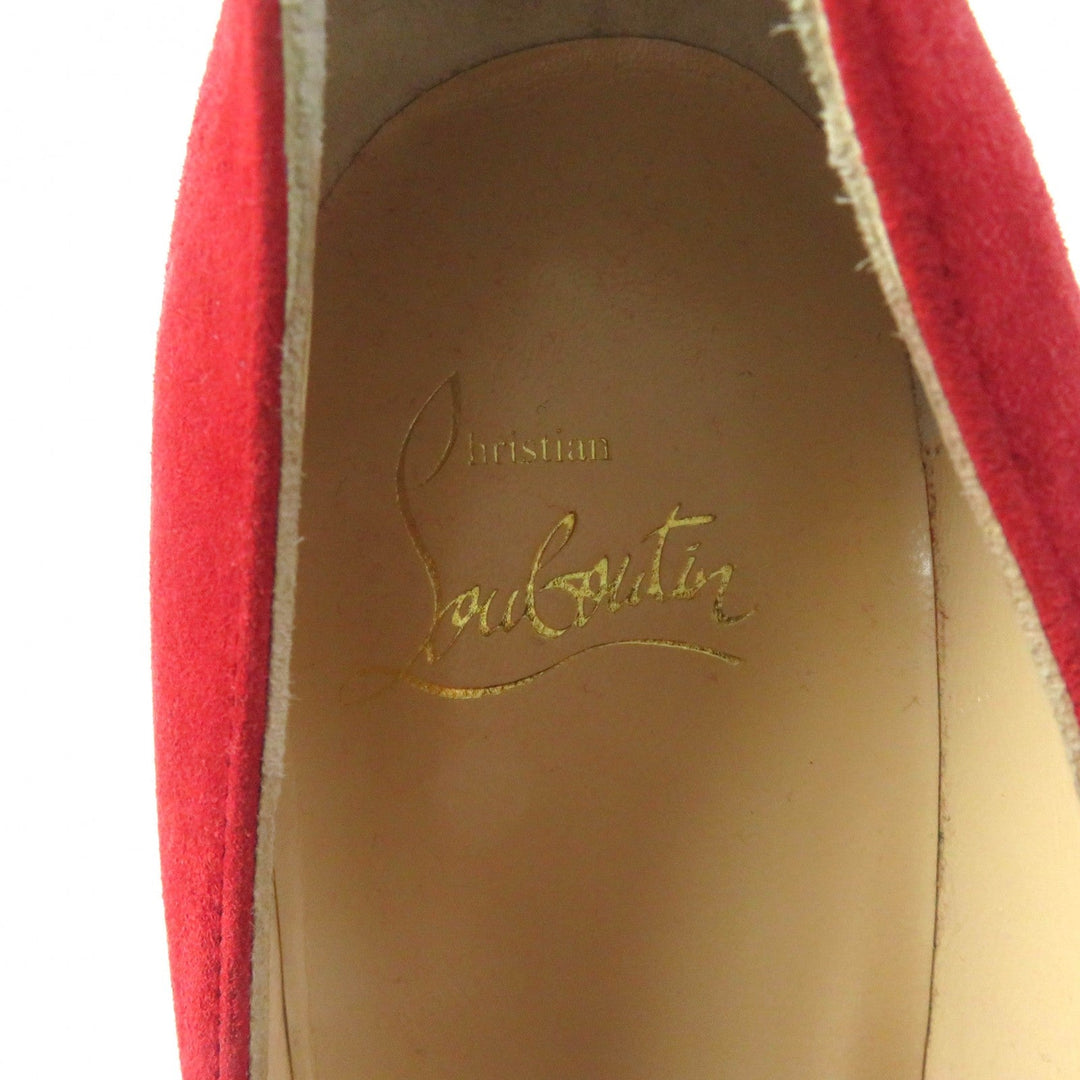 Christian Louboutin pumps Main: Suede Red Women 36 Used Authentic