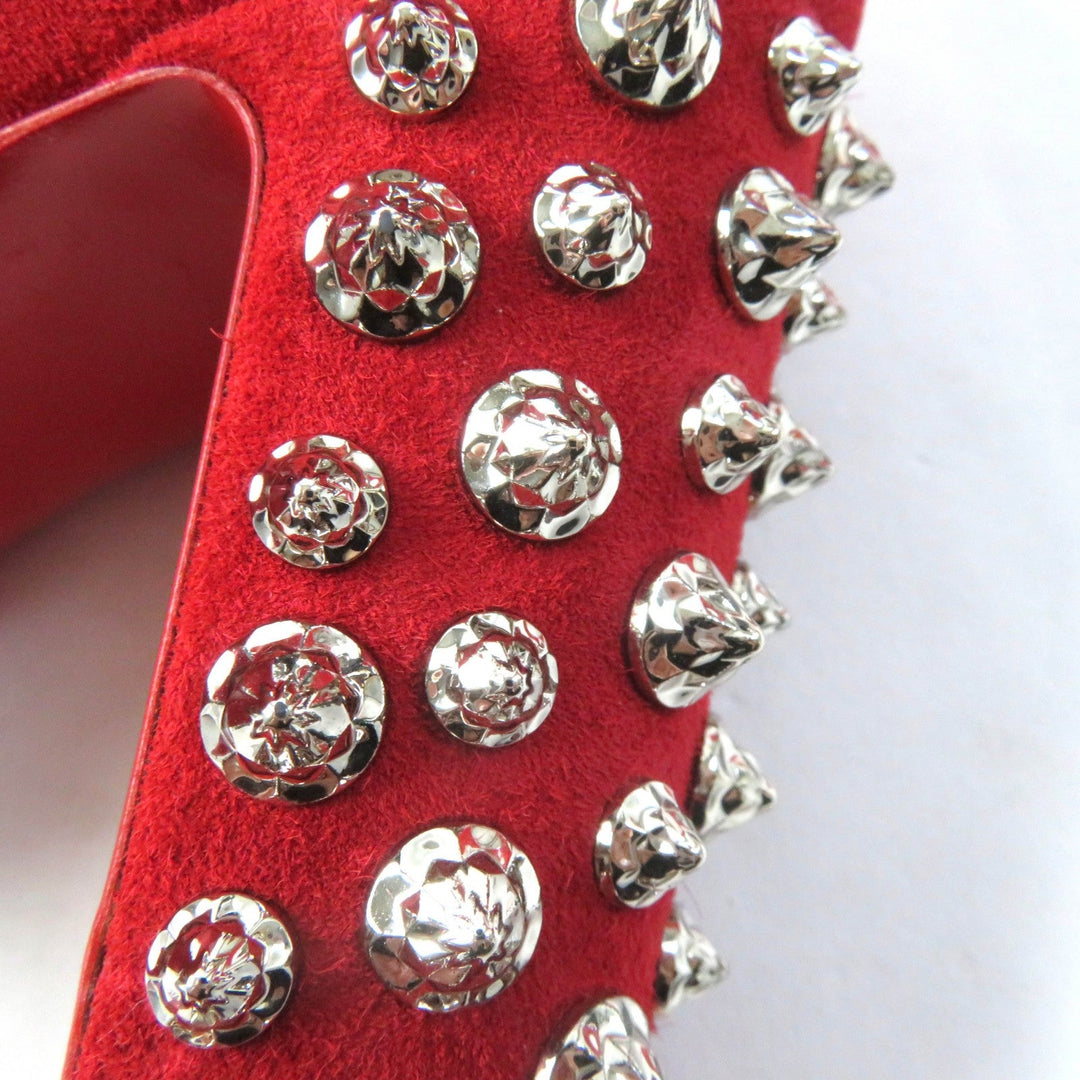 Christian Louboutin pumps Main: Suede Red Women 36 Used Authentic