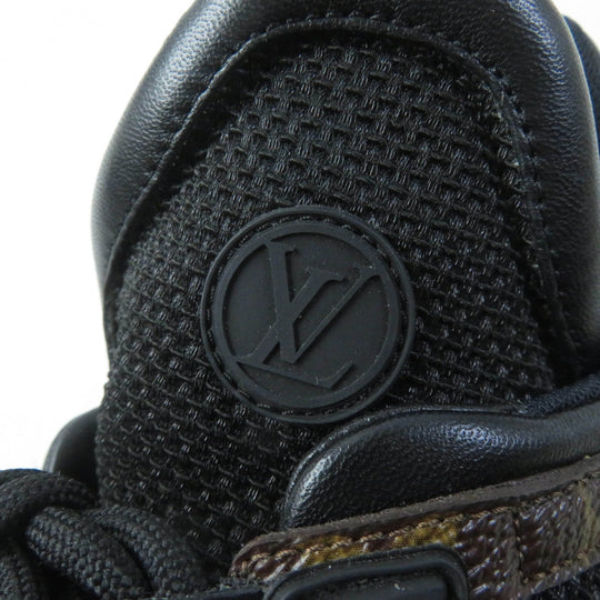 LOUIS VUITTON sneakers 1A43LE Monogram x Rubber Noir LV Arclight Line Sneakers Women 37 Used Authentic