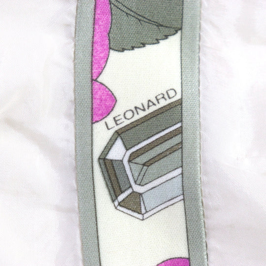 LEONARD Jacket Outer material: 66% silk, Outer material: 32% cotton, Outer material: 2% polyurethane, Lining: 100% cupra, Printed part: 100% cotton cream Women 9 Used Authentic