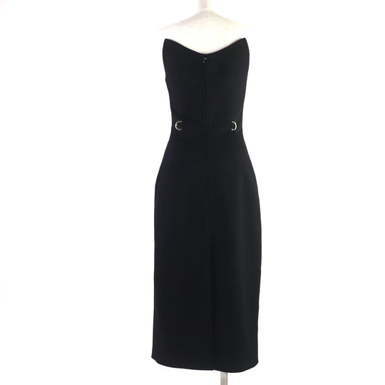 PRADA dress Outer: 100% virgin wool, Lining: 100% viscose black Women 38 Used Authentic