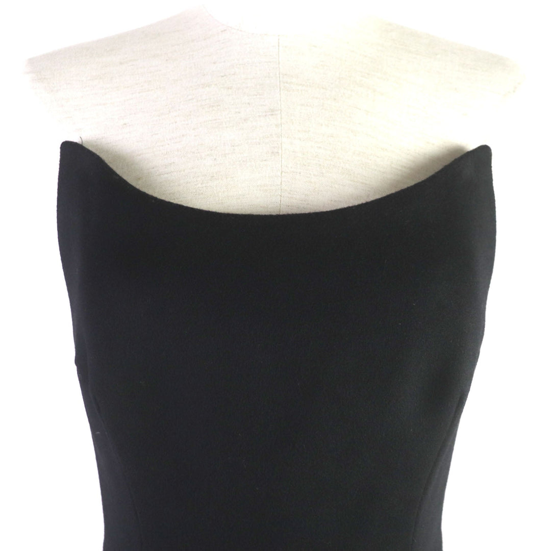 PRADA dress Outer: 100% virgin wool, Lining: 100% viscose black Women 38 Used Authentic