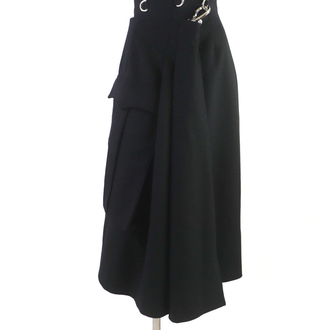 PRADA dress Outer: 100% virgin wool, Lining: 100% viscose black Women 38 Used Authentic