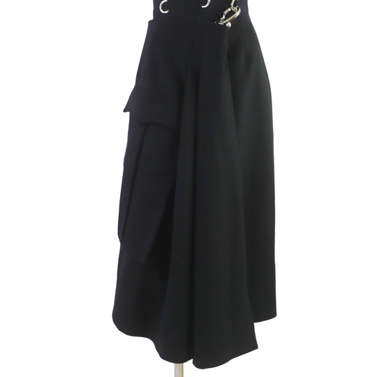 PRADA dress Outer: 100% virgin wool, Lining: 100% viscose black Women 38 Used Authentic