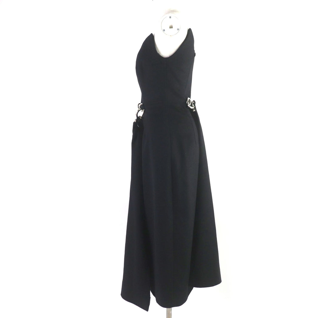 PRADA dress Outer: 100% virgin wool, Lining: 100% viscose black Women 38 Used Authentic
