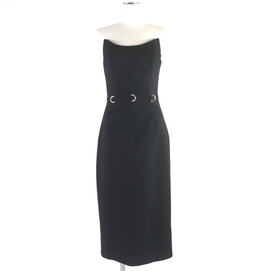 PRADA dress Outer: 100% virgin wool, Lining: 100% viscose black Women 38 Used Authentic