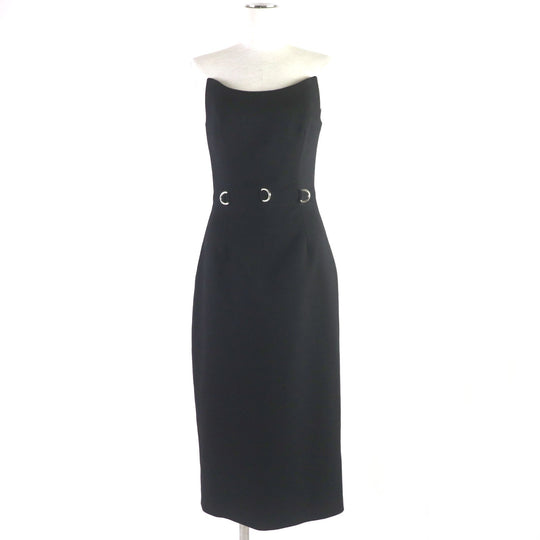 PRADA dress Outer: 100% virgin wool, Lining: 100% viscose black Women 38 Used Authentic