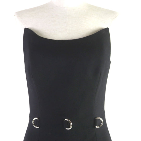 PRADA dress Outer: 100% virgin wool, Lining: 100% viscose black Women 38 Used Authentic