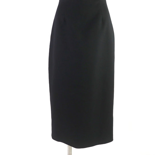 PRADA dress Outer: 100% virgin wool, Lining: 100% viscose black Women 38 Used Authentic