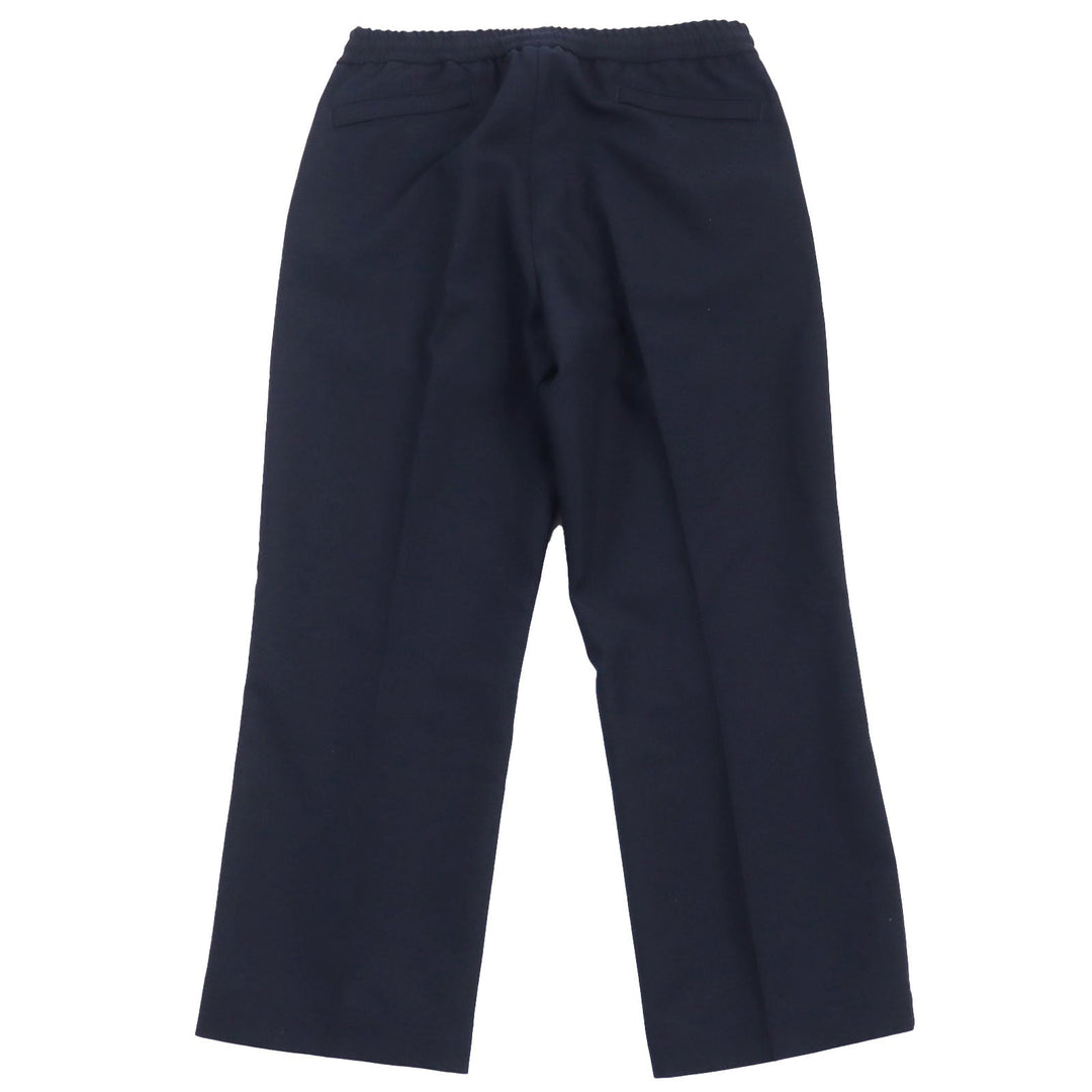 MONCLER Pants Main: 55% polyester, Main: 45% wool Navy PANTALONE mens 46 Used Authentic