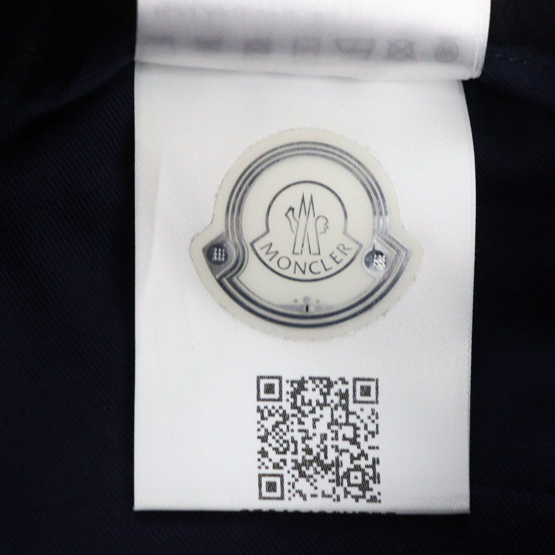 MONCLER Pants Main: 55% polyester, Main: 45% wool Navy PANTALONE mens 46 Used Authentic