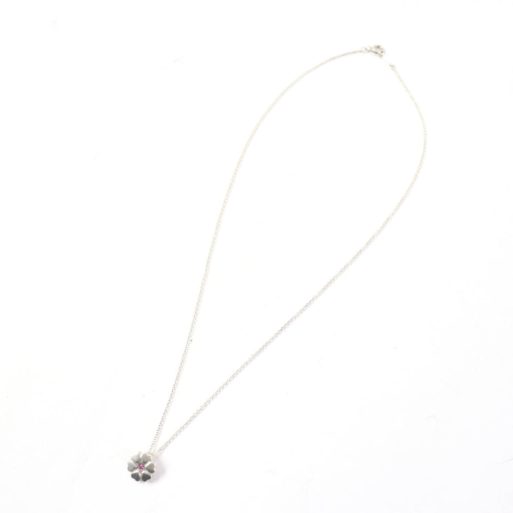 TIFFANY&Co. Necklace Main: AG925, Part: Pink sapphire Silver pink Paloma Picasso Crown of Hearts Women Used Authentic