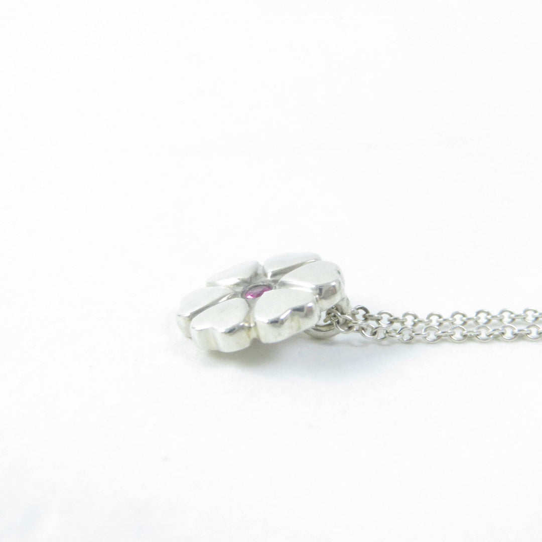 TIFFANY&Co. Necklace Main: AG925, Part: Pink sapphire Silver pink Paloma Picasso Crown of Hearts Women Used Authentic