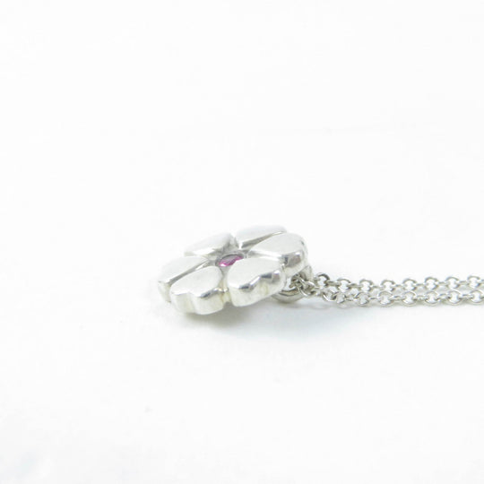 TIFFANY&Co. Necklace Main: AG925, Part: Pink sapphire Silver pink Paloma Picasso Crown of Hearts Women Used Authentic