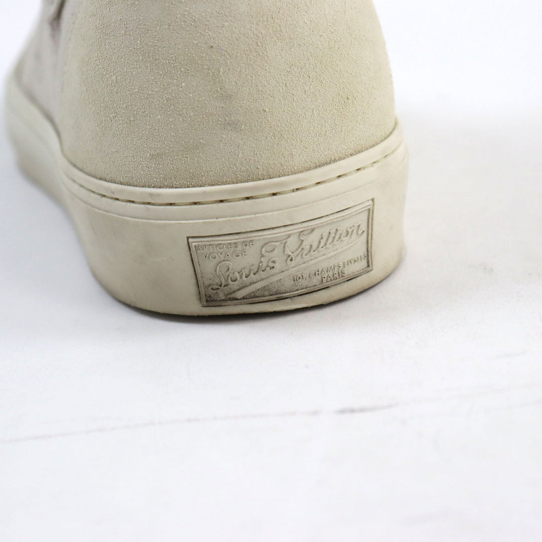 LOUIS VUITTON High cut sneakers 1A378N Main: Canvas, Part: Suede cream Tattoo Line mens 7 Used Authentic
