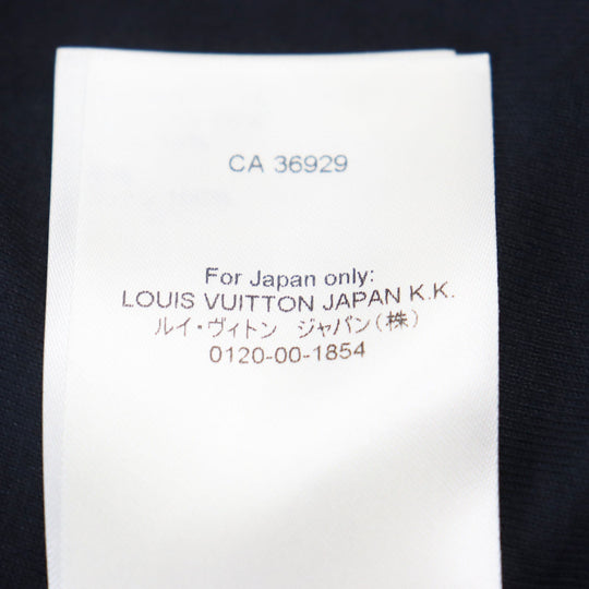LOUIS VUITTON Blouson HOY15W Outer: 86% polyester, Outer: 14% wool, Lining: 100% cotton Green Navy Camouflage Pattern mens M Used Authentic