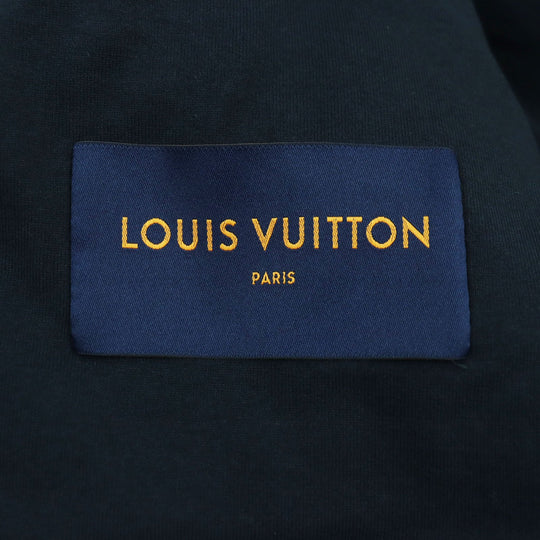 LOUIS VUITTON Blouson HOY15W Outer: 86% polyester, Outer: 14% wool, Lining: 100% cotton Green Navy Camouflage Pattern mens M Used Authentic