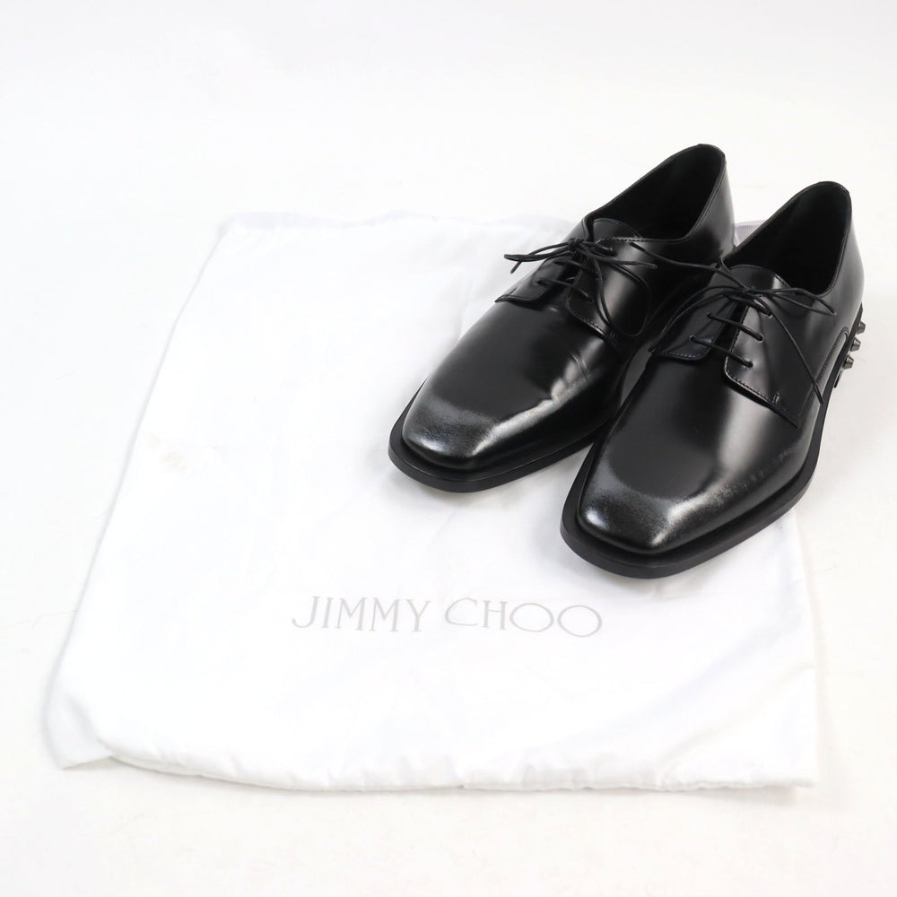 JIMMY CHOO Leather shoes 192STEFAN.WBM Main: Leather Black gun metallic STEFAN mens 41 Used Authentic