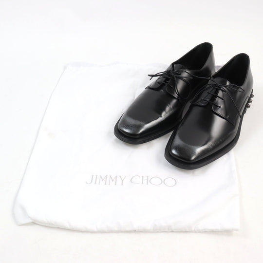 JIMMY CHOO Leather shoes 192STEFAN.WBM Main: Leather Black gun metallic STEFAN mens 41 Used Authentic