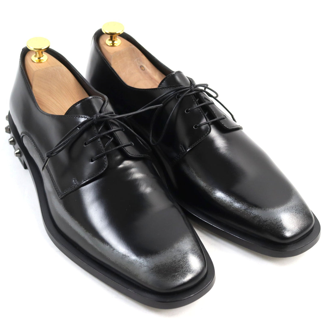 JIMMY CHOO Leather shoes 192STEFAN.WBM Main: Leather Black gun metallic STEFAN mens 41 Used Authentic