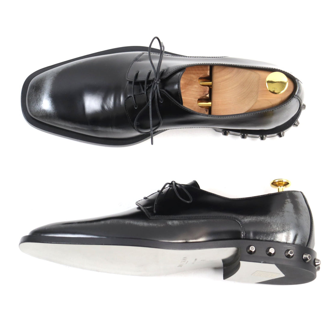 JIMMY CHOO Leather shoes 192STEFAN.WBM Main: Leather Black gun metallic STEFAN mens 41 Used Authentic